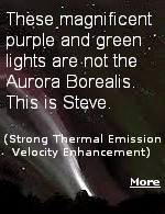 It's called Steve.The rare light spectacle has caused a bit of buzz as the sun is entering a most active period, ramping up the number of dazzling natural phenomena that appear in the night sky - and leading to new reports of people spotting Steve in areas it does not typically appear, such as parts of the United Kingdom.